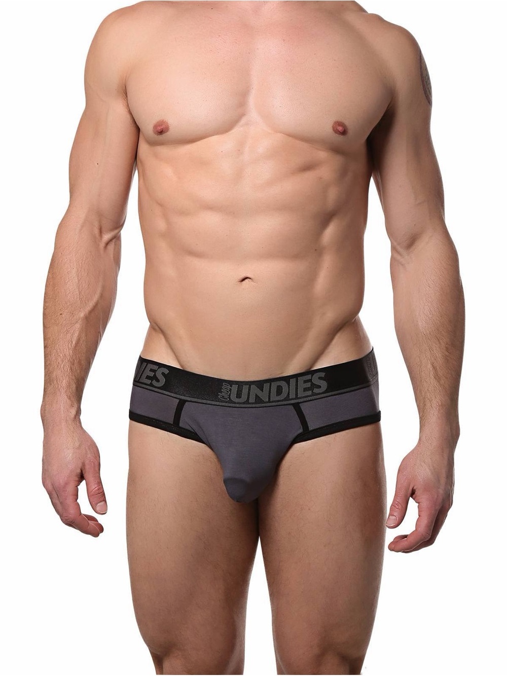 CheapUndies Dark Gray Modal Jock Brief XXL